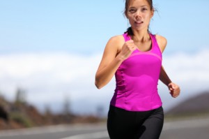 Runner doing some HIIT cardio training